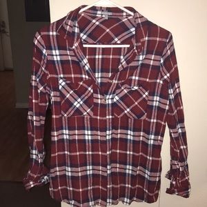 Maroon Flannel